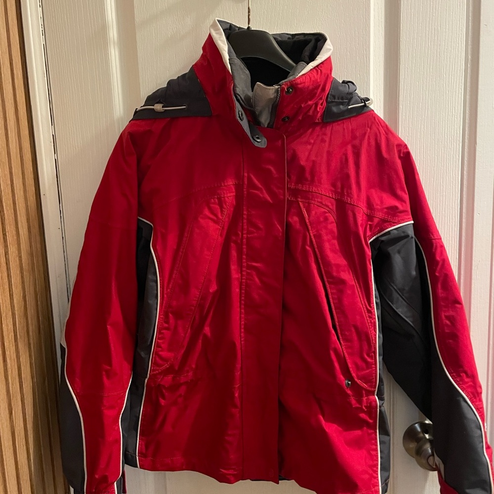 Columbia Red and Black Ski Jacket